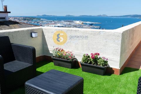 Terraza vistas Islas Cíes